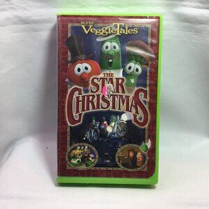 VeggieTales - The Star of Christmas (VHS, 2002, Clamshell) NEW Sing a long Songs